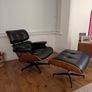 Eames Style Lounge Chair & Ottoman Image 2