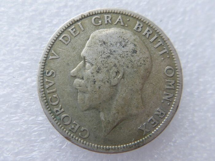 1929 George V Florin Silver Coin