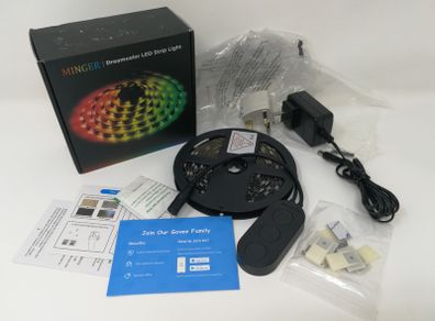 DreamColor LED Strip with Built-in IC CHIP, App, timer, music sync