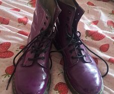 purple doc martens