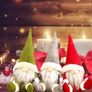 Christmas Gnome Plush Gonk Decorations - Handmade Swedish Tomte Scandinavian Santa Elf Ornaments (FREE POSTAGE) Image 6