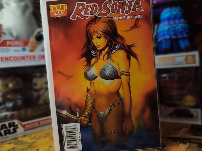 Red Sonja ! Issue #33 ! Ken Kelly Variant Cover ! First Printing ! 2008 ! by Dynamite !