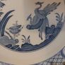 Fabulous Antique Blue and White 10.5 Inch Dinner Plate By Furnivals Limited, in the Popular "Old Chelsea" Pattern Circa 1915+ Image 5