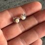 9 carat pearl earrings Image 7