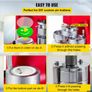 58mm(2.28) Button Maker Press 1000 Pcs Buttons Manual Machine Badge Maker Image 6