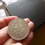 France 1873 A. Silver 5 francs."Hercules"Type.90%silver. Image 4