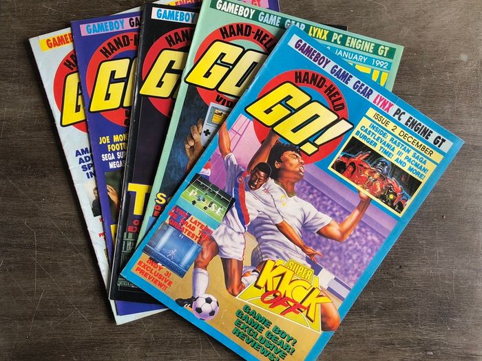 5 x Go! Hand-Held Video Game Magazines