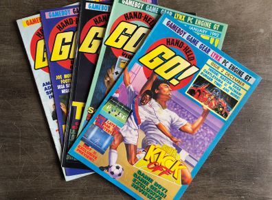 5 x Go! Hand-Held Video Game Magazines