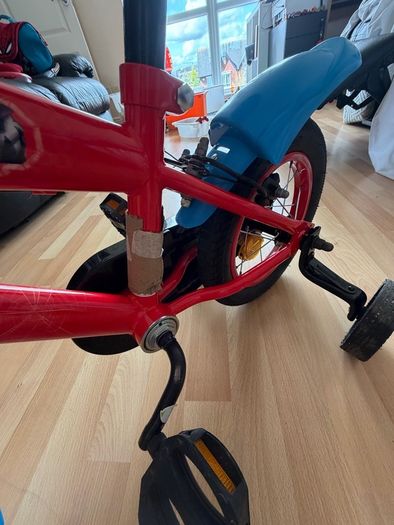 Boys Spider-Man bicycle for sale, good as new,age 3-5 years old.