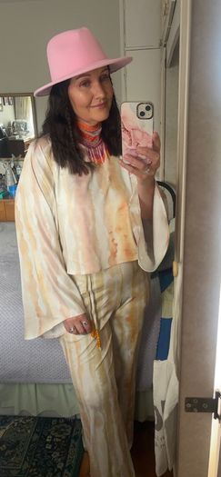 Marble trouser co ord