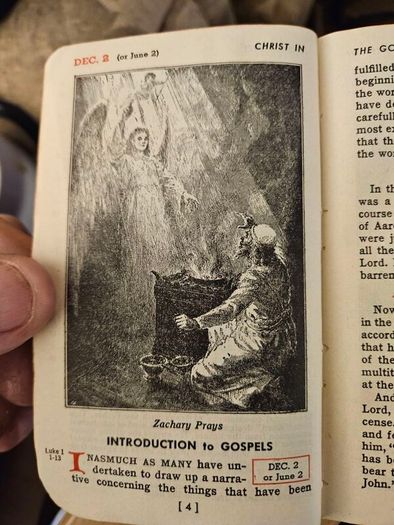 Christ In The Gospel.  The Life Of Christ By The 4 Evangelists. With 170 Original Illustrations. 1949 Edition In Good Condition.  See Photos For Same.