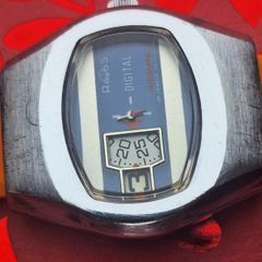 Arios Digital Jump Hour watch on a new strap