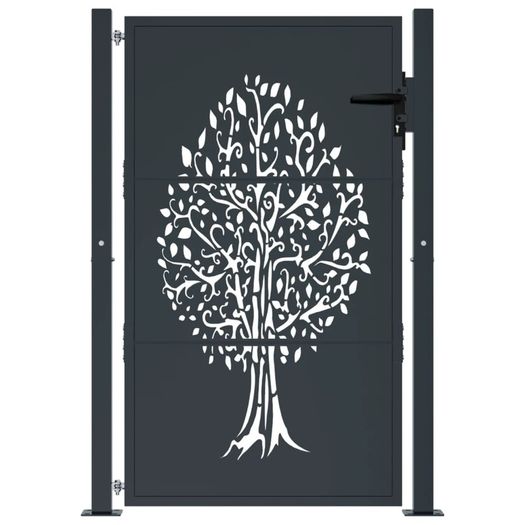 Garden Gate Anthracite 105x130 cm