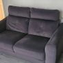 2 seater grey sofa Image 4