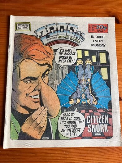 Comic: '2000AD' no. 356 (18/02/1984)