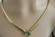 Gold tone necklace