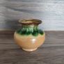 Vintage German Art Pottery Miniature Vase Image 2