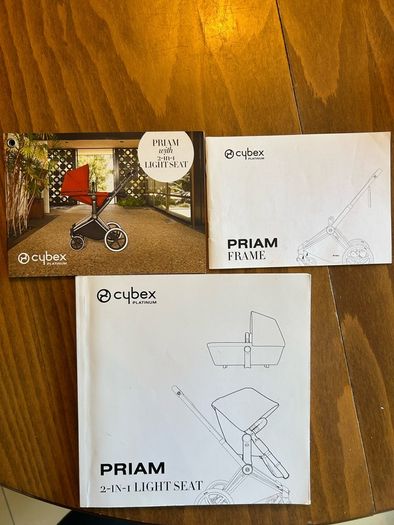 Cybex Priam buggy with 2 in 1 light seat