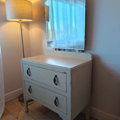 Vintage dressing table with a mirror
