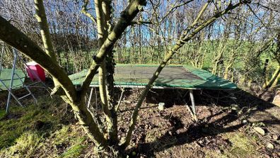 Large Trampoline 3.4 x 2.6m (Free)