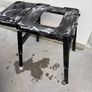 Ninja wood fire stand-adjustable height and side tray Image 2