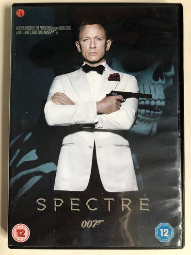 007 James Bond - Spectre [2015] Daniel Craig, Christoph Waltz, Lea Seydoux, Ben Whishaw, Naomie Harris, Dave Bautista, Monica Bellucci & Ralph Fiennes [DVD Movie]