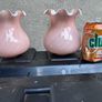 Pair of vintage glass lampshades Image 3