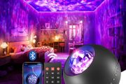 LED Galaxy Projector / 20 Lighting Modes Star Projector / Bluetooth Speaker / 15 White Noise Sensory Lights