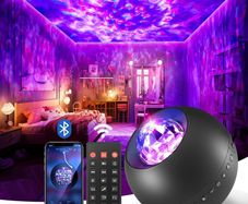 LED Galaxy Projector / 20 Lighting Modes Star Projector / Bluetooth Speaker / 15 White Noise Sensory Lights