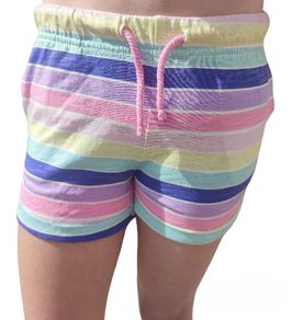 Colorful Striped Shorts for Girls