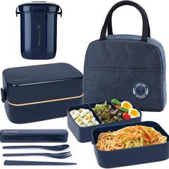 UHAPEER Bento Style Lunch Box 2 Tier