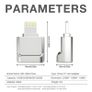 Aluminium Alloy Apple Lightning (8 Pin) OTG TF (Micro SD/SDSC/SDHC/SDXC) Mini Card Reader Adapter (Brand New/Warranty) Image 8
