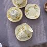 Tea Set vintage China Daffodil pale yellow Image 4