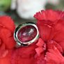 Chunky Retro Tourmaline/Rubellite Ring - 18ct White Gold Image 8