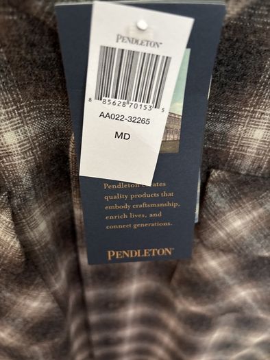 Two Pendleton Wool Board Shirts - labels attached never worn