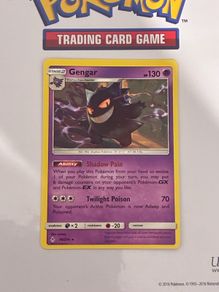 pokemon card gengar rare unbroken bonds