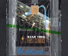 1996 Ireland 10 unit Star Trek (ODS2 chip) Call Card Mint in Packaging. Telecom Eireann Card Number 1150