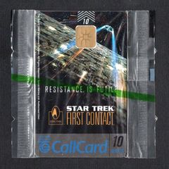1996 Ireland 10 unit Star Trek (ODS2 chip) Call Card Mint in Packaging. Telecom Eireann Card Number 1150