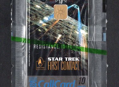 1996 Ireland 10 unit Star Trek (ODS2 chip) Call Card Mint in Packaging. Telecom Eireann Card Number 1150