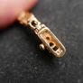 Sterling Silver 925 Bracelet Gold Plated CZ and Blue Sapphire Image 6