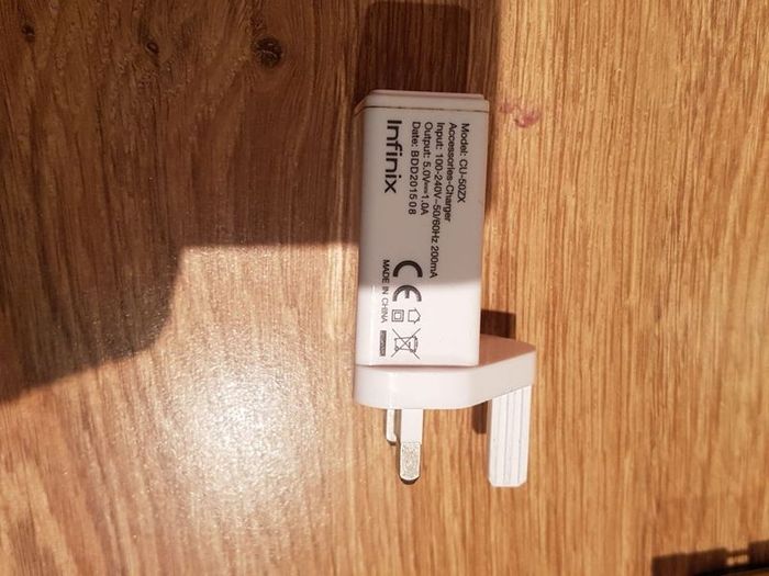 Universal Infinix Charger For All Android Devices - White Details