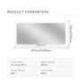 Car Interior Mirrors Sun Visor Plate LED HD Makeup Mirror for Girls Women Rechargeable Fill Light Universal Thin Vanity Mirror Image 5