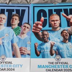 Man city official calendars 2024 and 2025 for posters