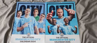 Man city official calendars 2024 and 2025 for posters