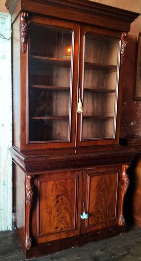 Victorian mahogany antique Bookcase