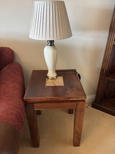 3-Piece Suite, Footstool & Solid Wood Furniture