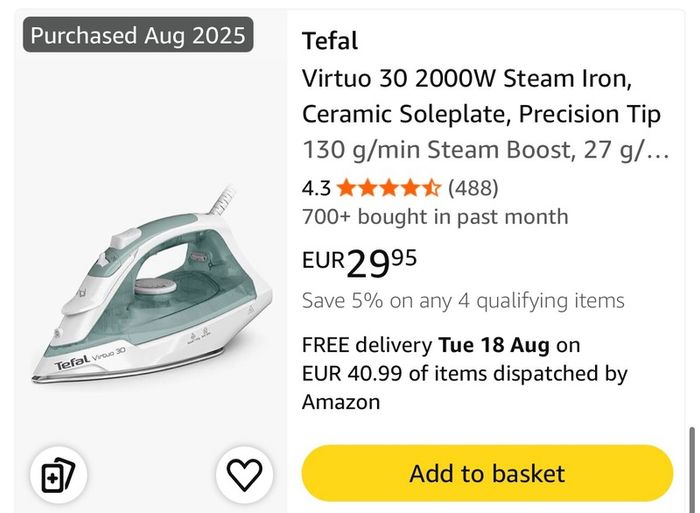 Tefal Steam Iron