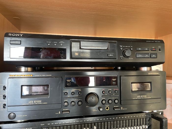 Tape deck mini disc
