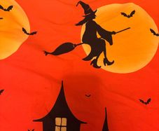 double bed linen. Halloween theme