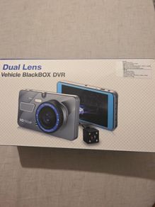 Dual Lens Car Dvr Dashcam With Rear View Camera